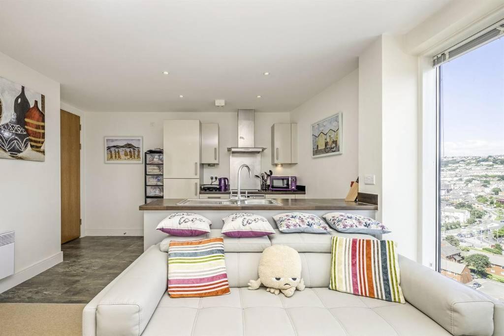 Ferienwohnung Beach On The Doorstep Meridian Tower Marina Swansea Exterior foto